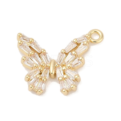 Brass Micro Pave Cubic Zirconia Pendants LS-KK-Z094-15G-1