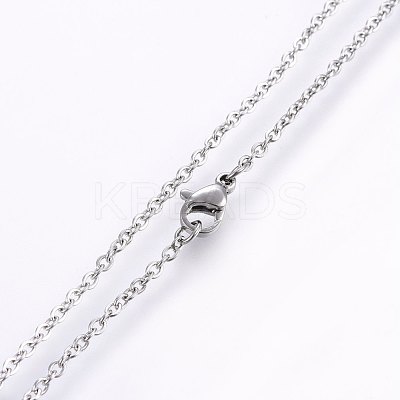 Natural Rose Quartz Pendant Necklaces NJEW-P228-A09-1