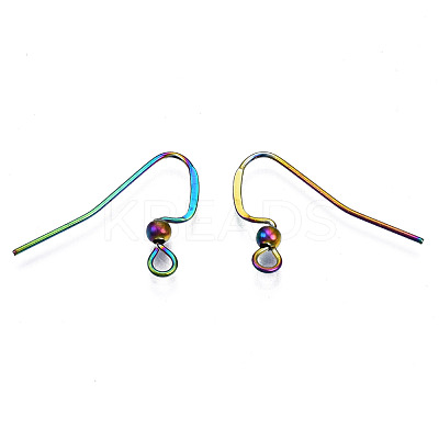 Ion Plating(IP) 304 Stainless Steel French Earring Hooks STAS-S119-013-1
