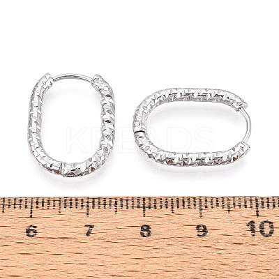 304 Stainless Steel Hoop Earrings STAS-T074-31P-1