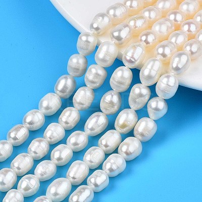 Natural Cultured Freshwater Pearl Beads Strands PEAR-N012-07B-1