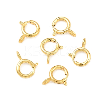 925 Sterling Silver Spring Ring Clasps STER-K167-076A-G-1