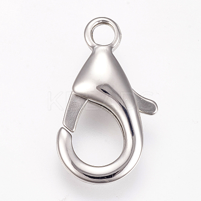 Tarnish Resistant 304 Stainless Steel Lobster Claw Clasps LS-STAS-I082-14P-02-1