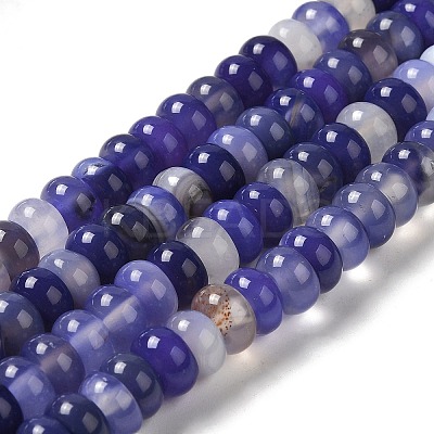 Natural Agate Beads Strands G-H295-C03-14-1