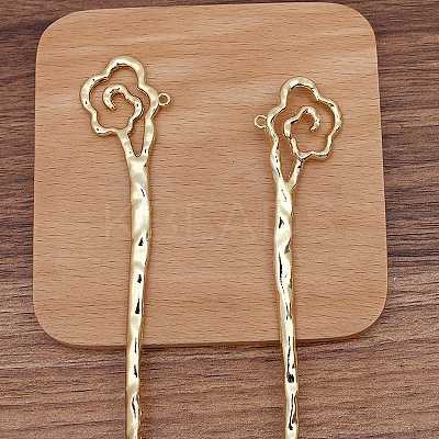 Alloy Cloud Hair Sticks OHAR-PW0006-15C-1
