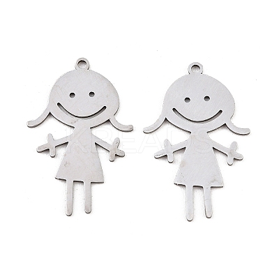 201 Stainless Steel Pendants STAS-I364-11P-1