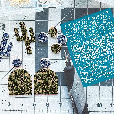 Silk Screen Printing Stencil DIY-WH0341-274-1