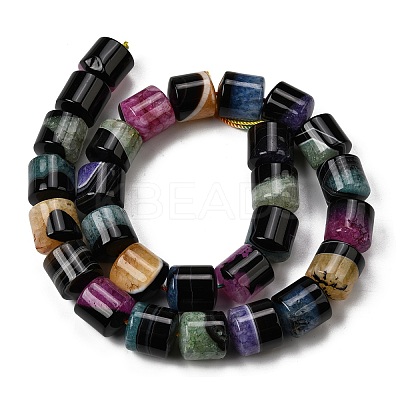 Natural Agate Beads Strands G-F820-P01-01F-1