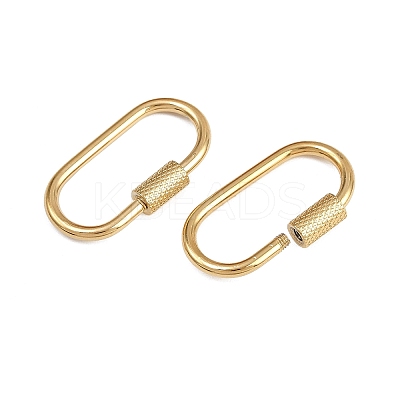 304 Stainless Steel Screw Clasps STAS-Z152-17G-1