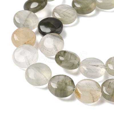 Natural Green Rutilated Quartz Beads Strands G-F790-H01-03-1