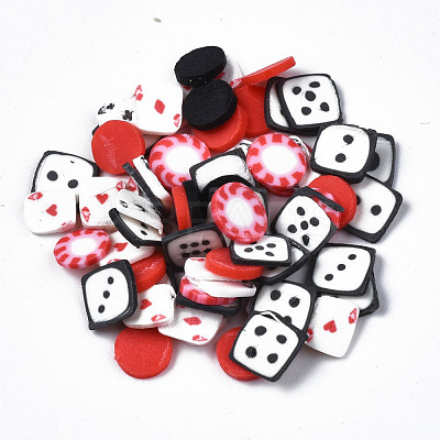 Handmade Polymer Clay Cabochons CLAY-N006-90-1