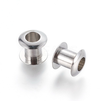 201 Stainless Steel European Bead Cores STAS-E464-22A-P-1