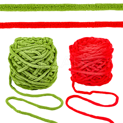2 Skeins 2 Colors Polyester Yarn OCOR-CY0002-63B-1