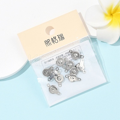 SHEGRACE Brass Snap Clasps XGR0120P-167P-1