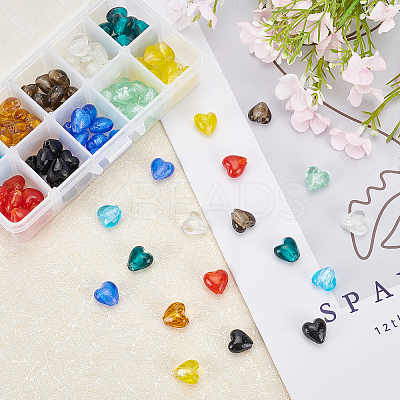 Valentine Gifts for Her Ideas Handmade Silver Foil Glass Beads FOIL-OC0001-01-1