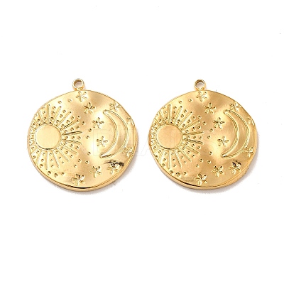 Ion Plating(IP) 304 Stainless Steel Pendants STAS-A066-02G-1