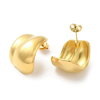 304 Stainless Steel Stud Earrings for Women EJEW-G364-03G-1