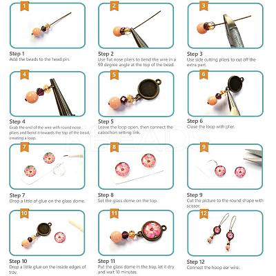 DIY Earring Making DIY-SC0004-56AB-1