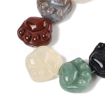 Natural & Synthetic Mixed Stone Beads Strands G-M108-A05-01-1