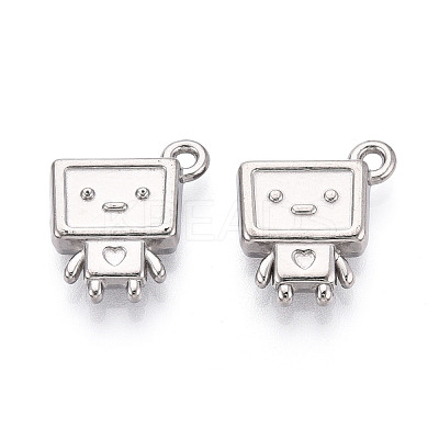 Anti-Tarnish 304 Stainless Steel Pendants STAS-Q334-14P-1