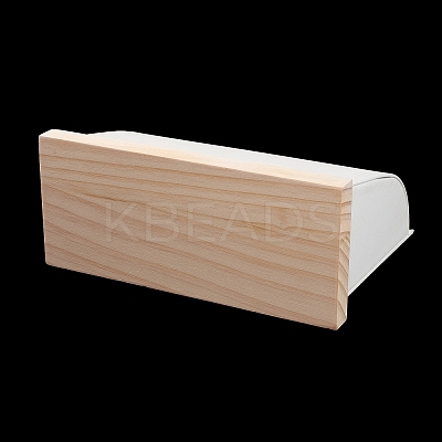 Wood Covered with PU Leather Necklace Display Stands NDIS-A002-01A-1