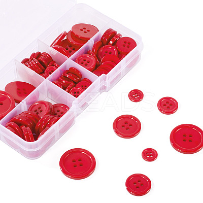 4-Hole Resin Buttons RESI-TA0004-11A-04-1