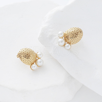 304 Stainless Steel Stud Earrings QF8613-1