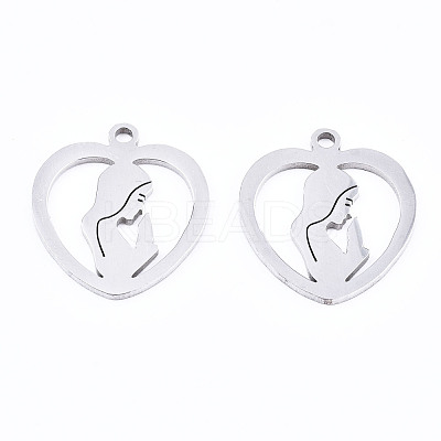 Non-Tarnish 201 Stainless Steel Pendants STAS-T044-193P-1