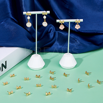 80Pcs Alloy Stud Earring Findings FIND-DC0007-32-1