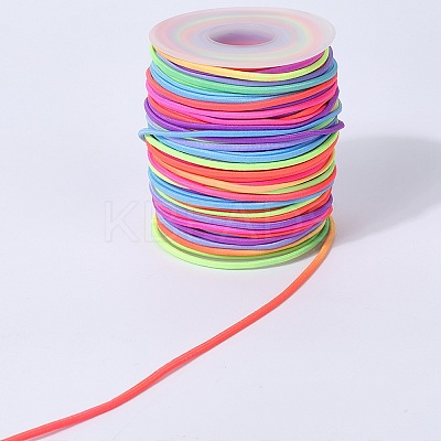 Segment Dyed Round Polyester Elastic Cord OCOR-WH20018-35B-1