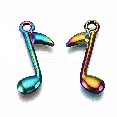 Rainbow Color Alloy Pendants PALLOY-S180-058-RS-1