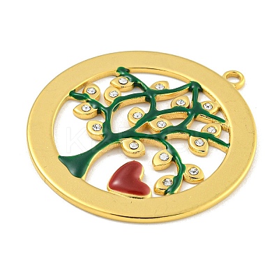 Ion Plating(IP) 304 Stainless Steel Rhinestone Pendants STAS-U007-03D-G-1