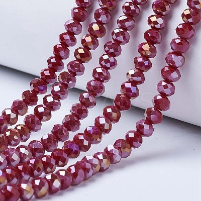 Electroplate Glass Beads Strands LS-EGLA-A034-P2mm-B04-1