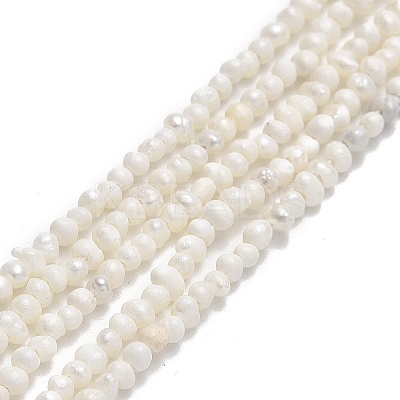 Natural Cultured Freshwater Pearl Beads Strands PEAR-F018-10-1