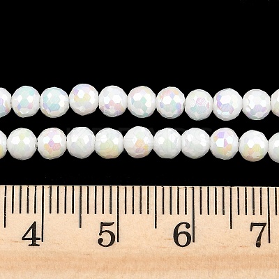 Electroplate Glass Beads Strands EGLA-B013-01A-AB07-1