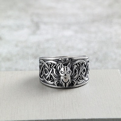 Retro 304 Stainless Steel Finger Rings for Men WGC3F58-01-1