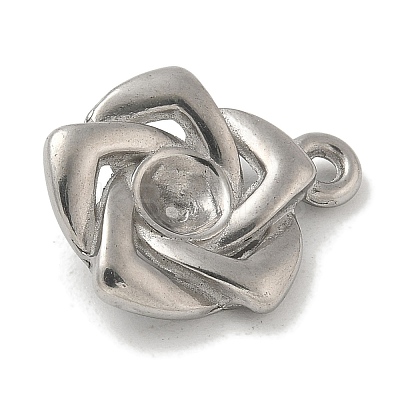 Anti-Tarnish 304 Stainless Steel Pendants STAS-Q334-17P-1