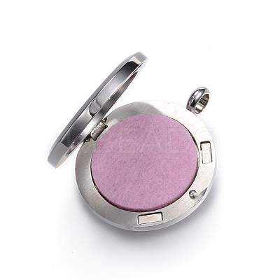316 Surgical Stainless Steel Diffuser Locket Pendants STAS-J021-07-1