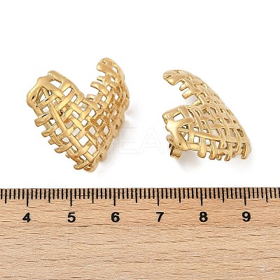 304 Stainless Steel Stud Earrings EJEW-G423-23G-1
