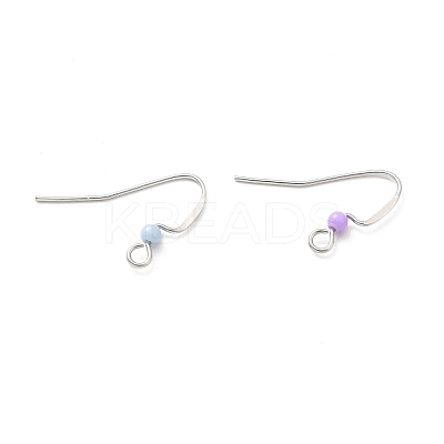 Tarnish Resistant 316 Surgical Stainless Steel Earring Hooks STAS-E044-02P-1