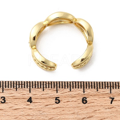 Brass Cuff Rings for Women RJEW-H262-06B-G-1