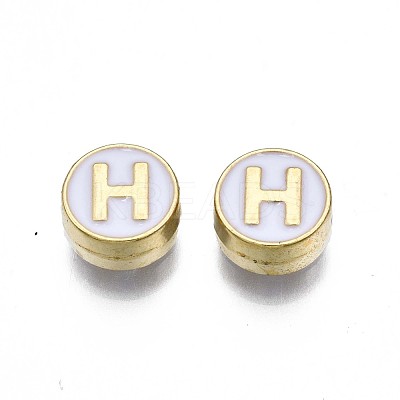 Alloy Enamel Beads X-ENAM-N052-006-01H-RS-1