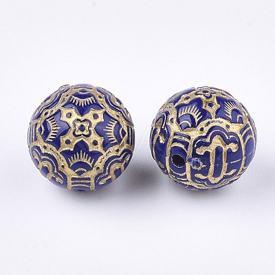 Plating Acrylic Beads PACR-T001-08A-1