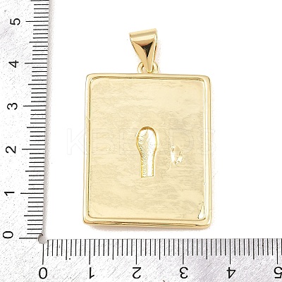 Brass Pendants KK-C162-013G-1