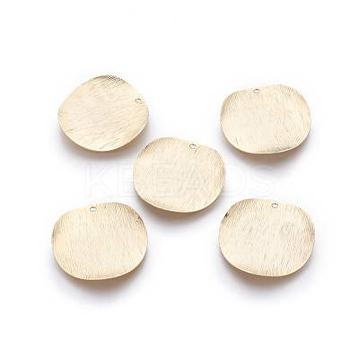 Brass Pendants X-KK-R058-105G-1