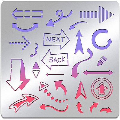 Stainless Steel Cutting Dies Stencils DIY-WH0279-101-1