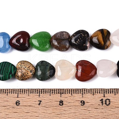 Natural & Synthetic Mixed Stone Beads Strands G-T142-71-1