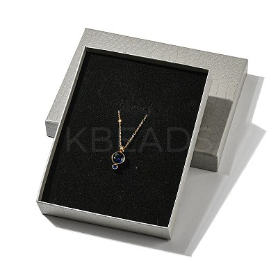 Python Pattern Cardboard Jewelry Set Boxes CBOX-L007-008B-01-1