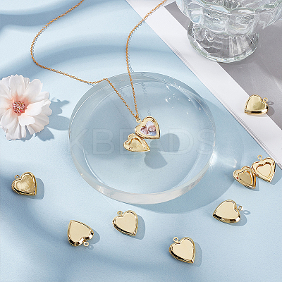 Rack Plating Brass Locket Pendants FIND-UN0015-53B-1