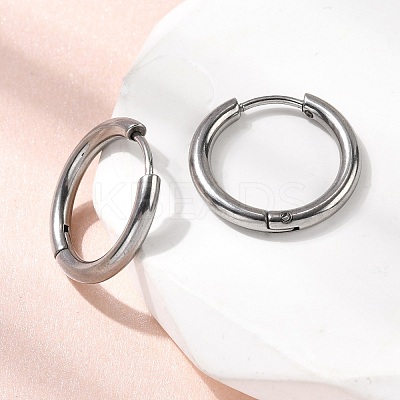 316F Stainless Steel Hoop Earrings EJEW-D341-01A-P-1